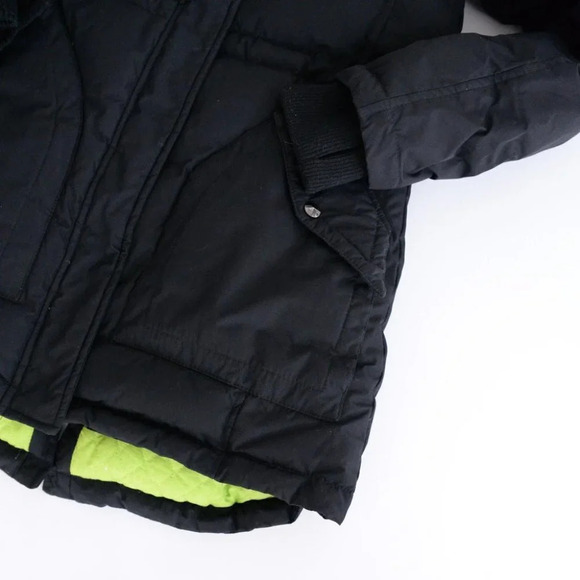 Sam Edelman Black Parka with Faux Fur Trim Hood Size Small - Picture 5 of 15